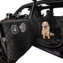 Dog Seat Cover for Back Seat, XL 2025 Black  Fits FullSize Crew Cab Trucks with FoldUp Seats  Waterproof, Heavy-Duty, NonSlip, & Machine-Safe  ScratchResistant Dog Hammock for Truck