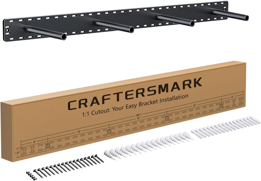 1 Pack Large Shelf Brackets Long Floating Shelf Bracket Invisible Floating Shelf Hardware Heavy Duty Floating Mantel Brackets(43X4X3 Without Tools)