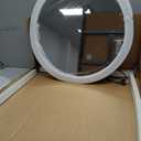 20 Inch Round LED Bathroom Mirror with Frontlit and Backlit, Lighted Vanity Bathroom Mirror, Stepless Dimmable & 3 Colors (3000K/4000K/6000K), IP54 Waterproof