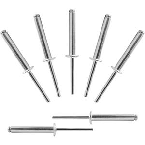 ALLCLEAN 100 Pcs 3/16" x 1-3/16" Aluminum Blind Rivets,4.8 x 30mm Pop Rivets,Aluminum Grip and Steel Mandrel