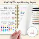 Bullet Dotted Journal Spiral Notebook, 300 Pages Leather Notebooks with Contens, 120 GSM Thick No Bleed Through Paper Journals, A4 Large Dot Grid Notebook for Women Men Work Writing, 8.5" x 11", Pink