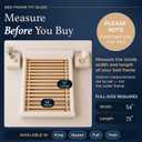 SlatSure Heavy-Duty (54x75) Full Bed Slats to Prevent Sagging