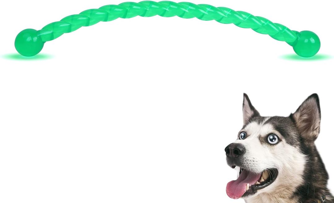 Ycozy Dog Chew Toys 19'' Long for Medium/Large Dogs Aggressive Chewers, Rubber Dog Rope Toys Knot Teething Toys Almost Indestructible