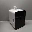 Antarctic Star Compact Mini Fridge, 10L Portable Small Refrigerator, 2.6 Gal Desktop Fridge with AC/DC Adapters, Small Cosmetics Cooler for Beverage, Food, Makeup, Bedroom, Office, Dorm, White