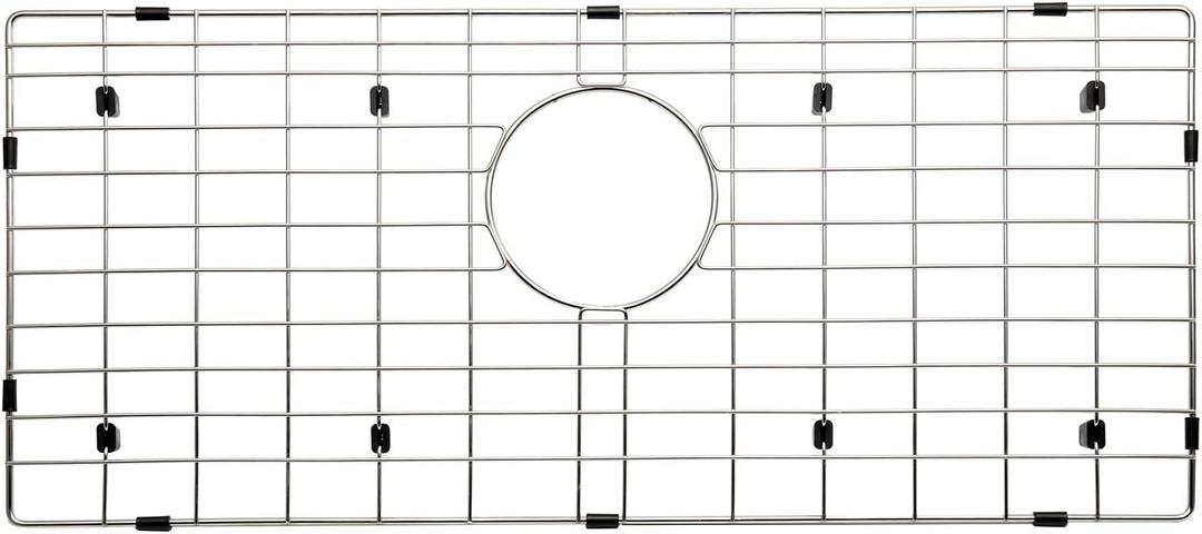 Serene Valley 27-1/4" X 12-1/4" Sink Protector, Rear Drain with Corner Radius 3/8", NLW2813R
