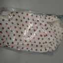 Quilted Makeup Bag Cosmetic Pouch for Brushes Pencils and Travel Make Up Accessories for Women and Girls Strawberry