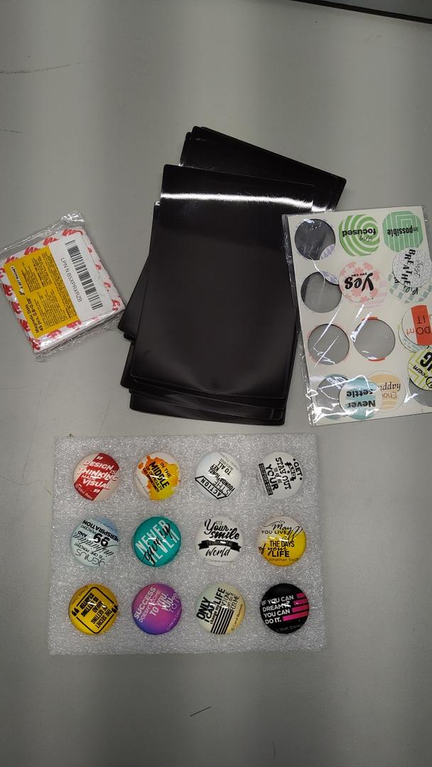 Hyper-Sticky Round Magnets with Adhesive Backing - 45pcs 0.8"x0.08" Strong Magnetic Dots for Whiteboard + Super Cute Fridge & Locker Magnets – 12 Glass Magnets with Vibrant Colors – Strong Hold for Photos + Magnet Paper for Picture