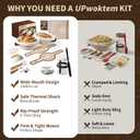 Sourdough Starter Kit with Proofing Basket,bread baking supplies & 34oz Jar