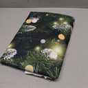 Mocsicka Christmas Wood House Photography Backdrop Xmas Tree Snow Wreath Photo Background Rustic Barn Door Family Kids Holiday Portrait Photo Booth Props (10x8ft)