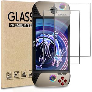 TQLGY 2 Pack Tempered Glass Screen Protector for MSI Claw 8 AI+ A2VM Accessories 8-Inch 2025, Ultra HD, Anti-Scratch, Anti-Fingerprint, Bubble-Free