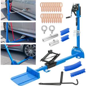 Car Sheet Metal Dent Repair Tool - Automotive Sheet Metal Repair Tools,PDR Tools with Pull Row and ot Pieces,3 in 1 PDR Dent Puller Kits