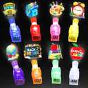 Finger Lights, 48PCS Back to School Party Favors Bulk for Kids | Finger Flashlights, Light up Toy, Bright, Over 48 Hours for First & Last Day of School Classroom Prizes Trick or Treating