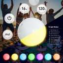 Pool Toys - 16" Light Up Beach Ball, 1/2/4 Pack Glow in The Dark Balls with 8 LED Modes, Pool Games for Adults, Teens and Kids, LED Ball for Outdoor or Indoor Activities