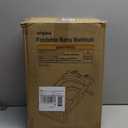 Collapsible Baby Bathtub for Newborns with Thermometer and Soft Floating Cushion Portable and Foldable Travel Baby Girl Bath Tub for Infants to Toddler 0-36 Month (Pink)