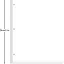 3-Hole Dotted Paper Refills, Letter Size 100Sheets / 200Pages Loose-Leaf Paper, 100gsm, White, 8.5'' x 11''