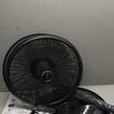 Lasko Pedestal Fan, Oscillating Fan for Bedroom with Adjustable Height and 3 Cooling Speeds, Portable, 18", Black, 1827