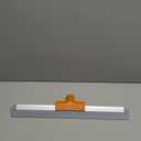 Rubber Floor Squeegee for Concrete Floor, Tile Floor, Metal Aluminium Heavy Duty Garage Shower Floor Squeegee Broom for Removing Water, Commercial Scrubber Mop with Extendable Long Handle (Gray)