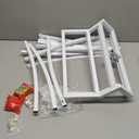 Wokceer Wedding Arch 7.2FT Round Backdrop Stand Metal Circle Backdrop Stand Circle Balloon Arch Stand Frame for Birthday Party Bridal Shower Anniversary Ceremony Candy Tables Celebration (White)