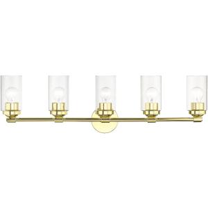 Livex Lighting, 18085-02, Whittier, Large Vanity Sconce, Polished Brass