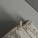 Modern Abstract Entryway Rug Indoor 2x3 Washable Rug Non-Slip Soft Small Area Rug Beige Kitchen Mats Thin Print Faux Wool Floor Carpet Throw Rugs for Entrance Bedroom Office Home Decor (Beige White Grey Brown)