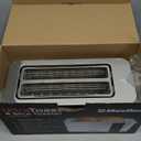 Mueller UltraToast Full Stainless Steel Toaster 4 Slice, Long Extra-Wide Slots for Bagels and Waffles, 6 Browning Levels, LED Display, Cancel/Defrost/Reheat Functions & Removable Tray, Kitchen Gadgets