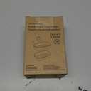 LEVERLOC Soap Dish Holder for Shower Double Layer Suction Cup Wall Mounted NO-Drilling Self Draining Removable Waterproof Strong Suction Bar Soap Sponge Holder for Shower Bathroom Bathtub Kitchen