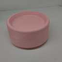 WELLIFE Pink Plastic Plates 10 Inch -150 Count for Party, Disposable Plastic Party Plates for Easter Mother's Day Baby Shower Dinner Dessert Cake Light Pink