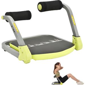 HOTSWEAT Ab Machine, Sit Up Exercise Equipment, Ab Workout Equipment with 3 Adjustable Resistance, Ab Trainer for Stomach Workout with 330 LBS Weight Capacity, Foldable Ab Crunch Machine for Home Gym