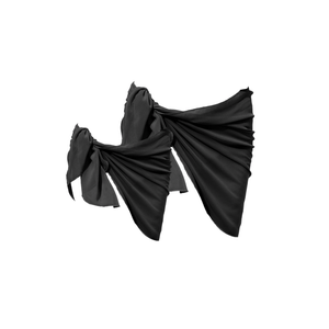 Large Size Chiffon Cover up Swimwear Beach Sarong Pareo Canga Swimsuit Wrap(C), 4 FT