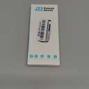 COMSOON Bluetooth Receiver for Car, Noise Cancelling 3.5mm AUX Bluetooth Car Adapter, Wireless Audio Receiver for Home Stereo/Wired Headphones, Hands-Free Call, 16H Battery Life - Black+Silver