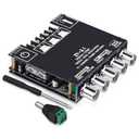 Bluetooth Audio Amplifier Board, ZY-2.1 2.1CH 50W x 2 +100W Subwoofer Power Amp with Treble and Bass Control, Bluetooth 5.1 and AUX Inputs, Stereo Digital AMP for DIY Home Speakers
