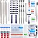 Suclain 96 Pack Hygiene Kits Bulk for Homeless Travel Size Toiletries and Dental Hygiene Kit Homeless Care Package Supplies Charity Donation Ready for Shelter Church Emergency Prep