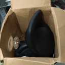 Adjustable BarStools Set of 2 Modern Counter Stools for Kitchen Dinning Chairs Swivel Chair with Back PU Leather, Black
