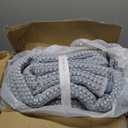 Levtex Home Cloud Waffle Full/Queen Quilt Set (88x92in) and 2 Pillow Shams (26x20in) - Box Quilted Waffle Texture - Chambray - Cotton Full/Queen Size Quilt Bedding Set - Lightweight Soft Pre-Washed