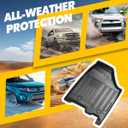 Floor Mat 3 Rows Fit for Toyota Sienna Trunk Mats 2020-2013, All Weather Floor Liners Rear Cargo Liner Protector for Toyota Sienna Accessories 2020 2019 2018 2017 2016 2015 2014 2013（Fit 8 Seater）