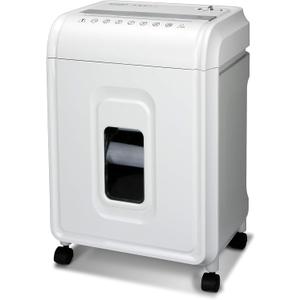 Aurora Professional Grade 12-Sheet Micro-Cut Paper and CD/Credit Card Shredder/ 60 Minutes Continuous Run Time, White/Gray