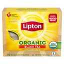 Lipton Tea Bags For a Iced or Hot Tea Organic Black Tea Iced or Hot Tea that Can Help Support a Healthy Heart 5.9 oz 72 Count