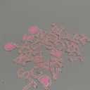 ASTARON 26 Pcs Self Adhesive Letter Patches Pearl Rhinestone Letter Stickers, Glitter Rhinestone Letters A-Z Embroidered Applique Patches Alphabet Cloth Patch for Clothes, Bags, Hat, Phone Case, DIY, Pink