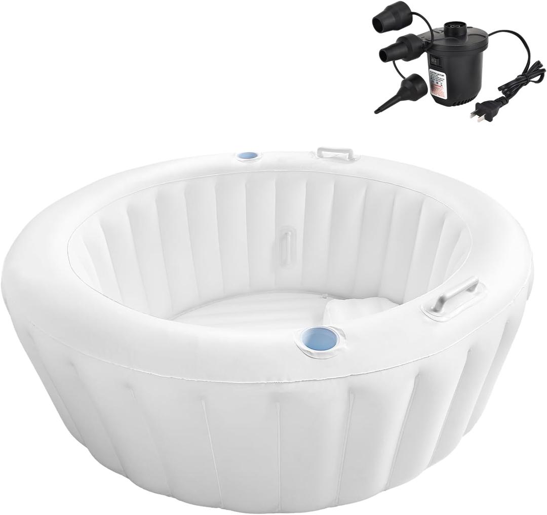 Birth Pool in Creamy Marshmallow, Premium Birth Tub, Birthing Pool for Home Birth, Home Birth Tub, Multi-Functional Pool for Relaxation and Kids Swimming, Birthing Tub Quick Inflation and Convenient (Mushmellow)