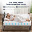 Bunkie Board Queen 10mm (60" x 80") – Gray Under Mattress Support, Anti-Sag & Noise-Free, Breathable Low Profile Bed Board for Metal Frame, Platform & Slatted Beds