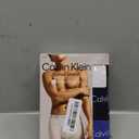 Calvin Klein Men's Cotton Stretch 3-Pack Boxer Brief (Large, Black, Blue Shadow, Cobalt Water)