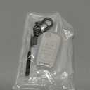 Flensent Key Fob Cover with Keychain for Buick Encore Camaro Equinox Impala Sonic Trax GMC Terrain Flip (White)