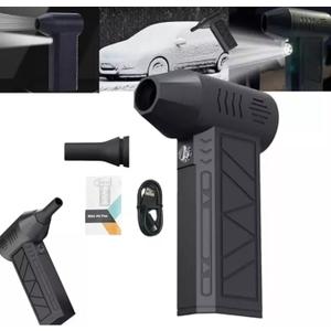 Snow Whiz Turbo Blower, Snowwhiz Turbo Blower with Led, Mini Turbo Snow Blower for Car,3 Gear Adjustable Super Power Turbo Breeze Electric Blower,Clear Snow 10x Faster