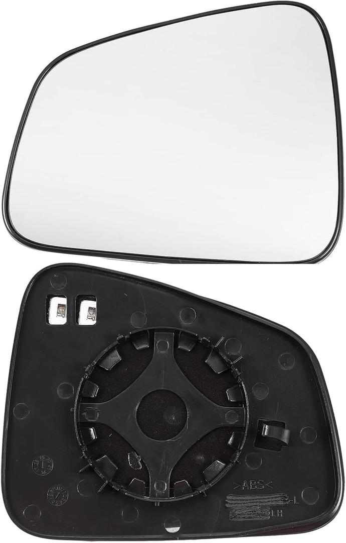 TOP-VIGOR 1-Pack Driver Side Heated Mirror Glass Compatible with 2013 2014 2015 2016 Buick Encore, 2015 2016 2017 2018 2019 2020 Chevrolet Chevy Trax, Left Side Mirror with Backing Plate, 94564035