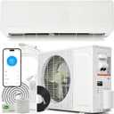 YITAHOME 12000 BTU Mini Split AC/Heating System, Ductless Mini Split Air Conditioner Heat Pump,115V 20 SEER2 Energy Efficient Inverter AC Unit,Wifi Enabled Compatible with Alexa for Apartment, Garage