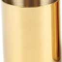 MultiBey Gold Pencil Holder Cup, Luxury Pen Holder Metal Organizer Small Vase, Desk Accessory for Office Home