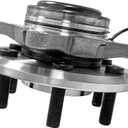 MotorbyMotor 515176 Front Wheel Hub and Bearing Assembly 2WD with 6 Lugs Fits for 2018-2020 Ford F-150 Expedition, Lincoln Navigator Wheel Bearing and Hub Assembly w/ABS RWD