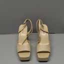 Modatope Platform Heels for Women Platform Sandals Womens Chunky Heel Open Toe Pumps Ankle Strap Womens Wedding Party Pumps Shoes (6.5, Braided)