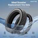 10x2.5" E-Scooter Tire. 60/70-6.5 Scooter Inner and Outer Tire Sets. Replacement Wheels for Ninebot G30 Max/ G30 G30D/ G30LP Mobility Electric Scooters