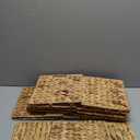 10.5x10.5 Water Hyacinth Storage Baskets, Collapsible Square Wicker Baskets Cube Storage Bins for IKEA Kallax, Set of 3